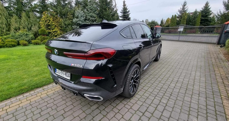 BMW X6 cena 326000 przebieg: 96510, rok produkcji 2019 z Zgierz małe 232